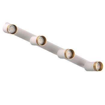 LED stropní/stěnové svítidlo 4 x GU10 ARRAS White GOLDLUX (Polux)