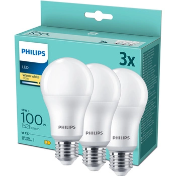 3x LED žárovka E27 A67 14W = 100W 1521lm 2700K Warm Milk PHILIPS 