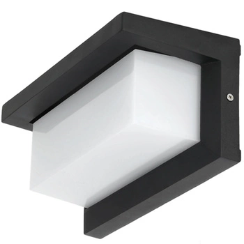 LED LENTERO 12W 4000K IP54 Black KOBI Nástěnná lampa na zahradu