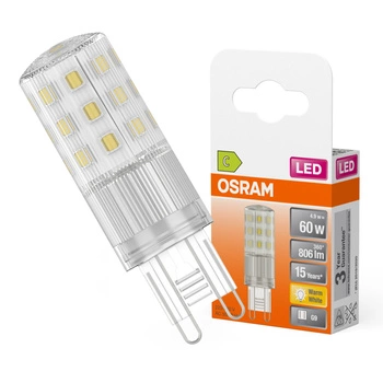 LED žárovka G9 4,9W = 60W 806lm 2700K Warm 320° LED PIN Osram