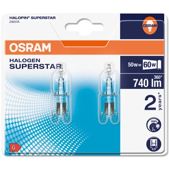 G9 halogenová žárovka 35W 460lm 2800K OSRAM HALOPIN Blister