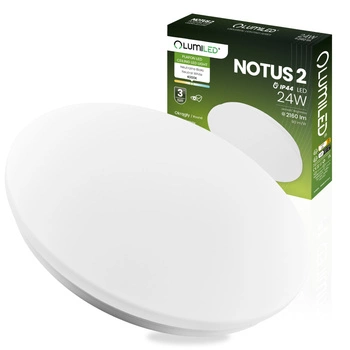 LED stropní plafon 24W NOTUS 2 Round IP44 36 cm LUMILED
