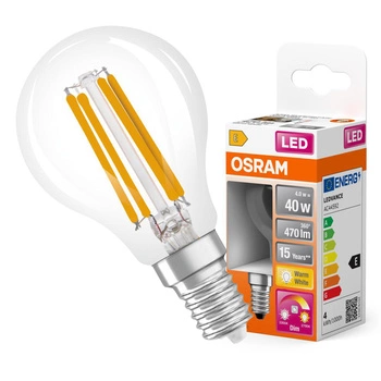 LED žárovka P45 Ball E14 4W = 40W 470lm 2200-2700K CCT 320° Stmívatelná SUPERSTAR Osram