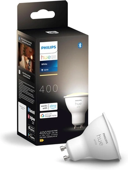 LED žárovka GU10 s reflektorem 4,2W = 50W 400lm 2700K teplá bílá SMART Smart Bluetooth ZigBee White Philips HUE