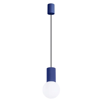 Závěsné svítidlo G9 Round Navy Blue Modern Matte Halo Sollux