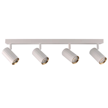 Nástěnné a stropní bodové svítidlo 4x GU10 White Gold NICEA Sanico Goldlux