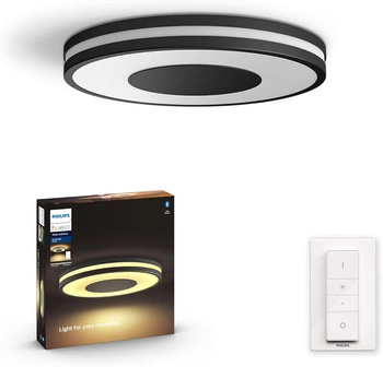 LED BEING Stropní plafon černý 22,5W CCT PHILIPS HUE Bluetooth Zigbee + stmívač