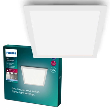 Panelová LED lampa pro povrchovou montáž TOUCH 12W 4000K 30cm stmívatelná bílá PHILIPS