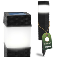 Solární LED lampa snímač soumraku IP44, 4000K PASCAL LUMILED