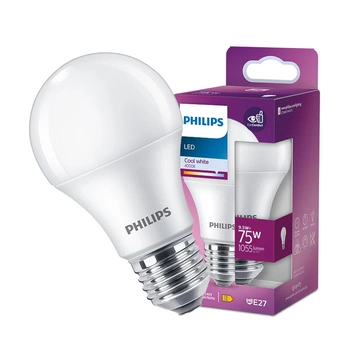 LED žárovka E27 A60 9,5W = 75W 1055lm 4000K neutrální bílá PHILIPS