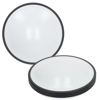 Stropní svítidlo Plafond LED ROMERO 2x E27 Black KOBI