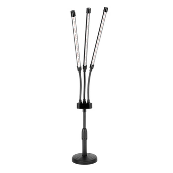 LED lampa pro podporu růstu rostlin nastavitelná 10W černá Vitaro Kobi