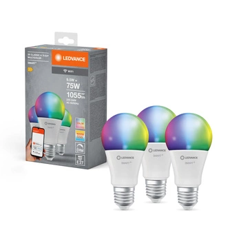 LED žárovka E27 9,5W = 75W 1055lm RGBW CCT Stmívatelná SMART+ WiFi Classic Ledvance