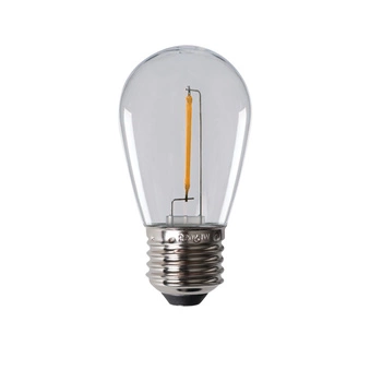 LED žárovka E27 ST45 0,5W 50lm 2700K teplá bílá Transparent ST45 Filament Kanlux
