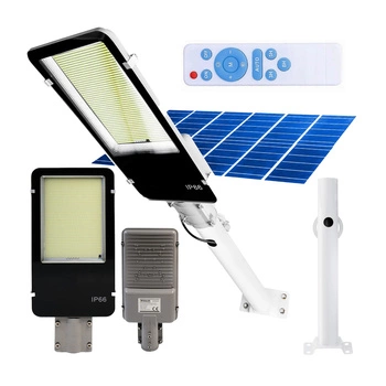 Výkonná 1500W 6500K LED solární lampa IP66 + dálkové ovládání