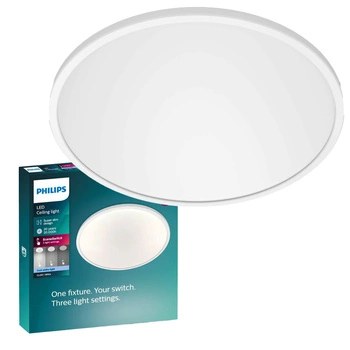 LED stropní svítidlo SUPERSLIM 15W 4000K 25cm stmívatelné bílé PHILIPS