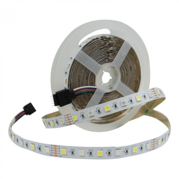LED pásek SMD 5050 14,4W/m 60LED/m 12V 6500K Multicolour RGB + Cold IP20 Roll 5m Ecolight