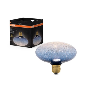 LED žárovka E27 Frost 3,5W 300lm 2700K Warm Decorative Flat Blue Osram