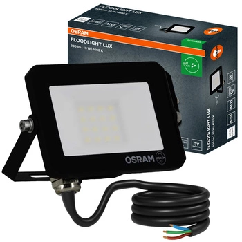 LED reflektor Halogenový venkovní reflektor 10W 4000K 900lm IP65 FLOODLIGHT LUX OSRAM