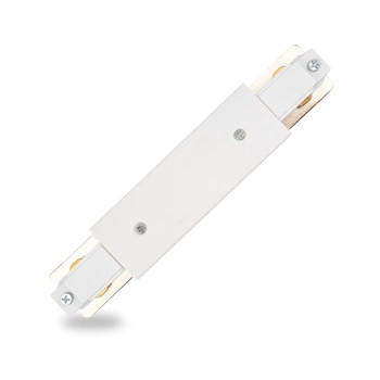 1F KOLEJNICOVÝ KONEKTOR PŘÍMÝ S NAPÁJECÍM ZDROJEM BÍLE PODSVÍCENÝ