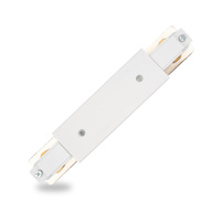 1F KOLEJNICOVÝ KONEKTOR PŘÍMÝ S NAPÁJECÍM ZDROJEM BÍLE PODSVÍCENÝ