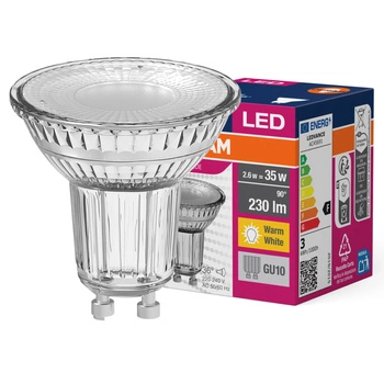 LED PAR16 Reflektor GU10 2,6W = 35W 230lm 2700K Teplá 36° VALUE Osram
