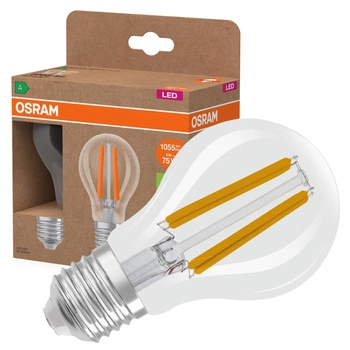 2x LED žárovka A60 E27 5W = 75W 1055lm 4000lm Neutrální 320° vlákno CLASSIC ENERGETICKÁ ÚSPORNOST Osram