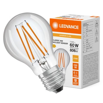 LED žárovka E27 A60 7,3W = 60W 806lm 2700K Warm 320° Ledvance
