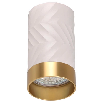 ARRAS GU10 Tuba Spot Round White GOLDLUX Stropní svítidlo pro povrchovou montáž