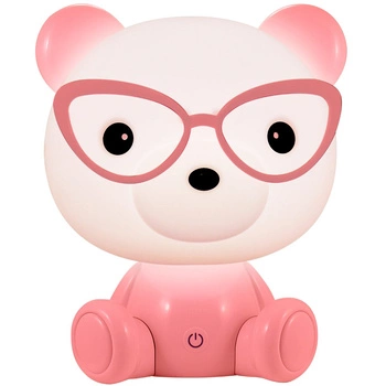 Dekorativní LED svítidlo 2,5 W 59 lm růžové stmívatelné Medvídek Sanico Goldlux