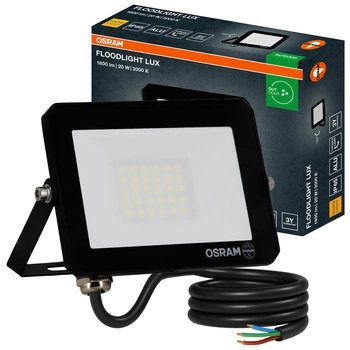 LED reflektor Halogenový venkovní reflektor 20W 3000K 1800lm IP65 FLOODLIGHT LUX OSRAM