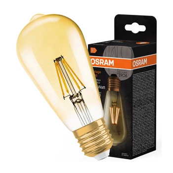 LED žárovka E27 ST64 4W = 35W 410lm 2400K Warm 300° Filament OSRAM Vintage 1906