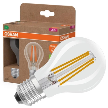 2x LED žárovka A60 E27 5W = 75W 1055lm 2700K Warm 300° Filament CLASSIC ENERGY EFFICIENCY Osram