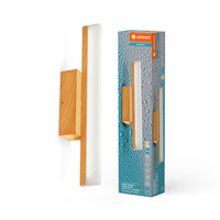 Koupelnové nástěnné LED svítidlo nad zrcadlo Stmívatelné 6,8W 650lm CCT Hnědá IP44 40cm Obris Ledvance