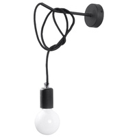Nástěnná lampa LED EDISON E27 černá SOLLUX
