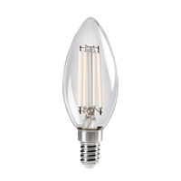 LED žárovka E14 Edison C35 4,5W = 40W 470lm 2700K Warm Clear XLED Filament Kanlux