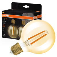 2x LED dekorativní žárovka G80 E27 7,2W = 60W 806lm 2400K Warm 300° Dimmable Vintage 1906 Osram