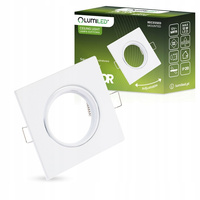 Halogenová Podhledové svítidlo GU10, MR16 Nastavitelná Čtvercová Bílý Plech PICTOR LUMILED