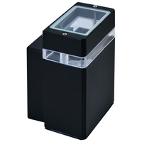 Zahradní nástěnné svítidlo Gilbert IP44 Y217 1xGU10 GOLDLUX (Polux) černá