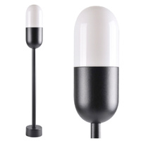 Zahradní sloupek HORTEN 1x E27 60 cm GOLDLUX (Polux) černý 314161