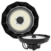 Průmyslové svítidlo LED High Bay 150W 27000lm 4000K Neutral Black IP65 IK09 Anica Pro Kobi