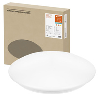 Plafond LED stropní světlo 42W 3500lm 3000K teplé se soumrakovým senzorem pohybu povrchově montované bílé 50cm povrch Ledvance