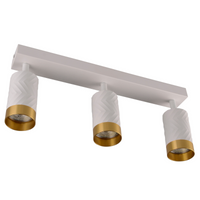 LED stropní/stěnové svítidlo 3 x GU10 ARRAS White GOLDLUX (Polux)