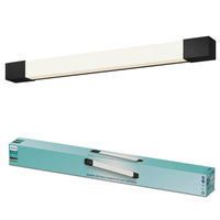 LED Světlo nad Zrcadlo 10W 1500lm 2700K 62cm IP44 Černá Rover Philips