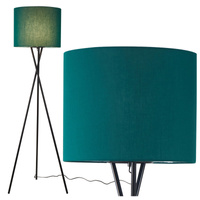 Dekorativní stojací lampa E27 zelená Tekla Sanico Goldlux