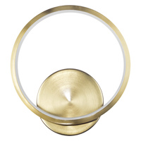 Nástěnné svítidlo LED 11,5W 700lm 4000K Neutrální zlatá ROMAN Sanico Goldlux