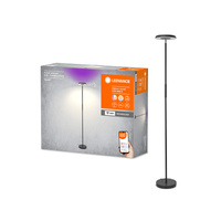 LED stojací stojací lampa 24W 850lm RGB CCT stmívatelná nastavitelná černá SMART+ WiFi podložka Luminare Ledvance