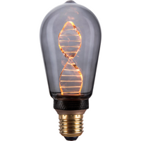 Dekorativní LED žárovka E27 ST64 3.5W 60lm 1800K Teplá bílá 320° DecoVintage Smoke Pillar GOLDLUX (Polux)