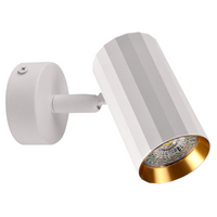 Nástěnné a stropní bodové svítidlo GU10 White Gold NICEA Sanico Goldlux