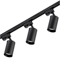 Osvětlovací lišta 1m + 3x reflektor lištový, GU10 Černá SAGI LUMILED